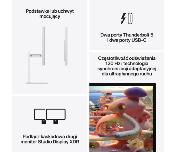 Apple Studio Display XDR 27" 5K Regulacja pochylenia i wysokości - 1506515 - zdjęcie 9